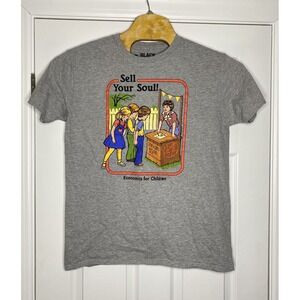 Black Matter Mens Sell Your Soul Economics Forโ Children T-Shirt Grey Medium